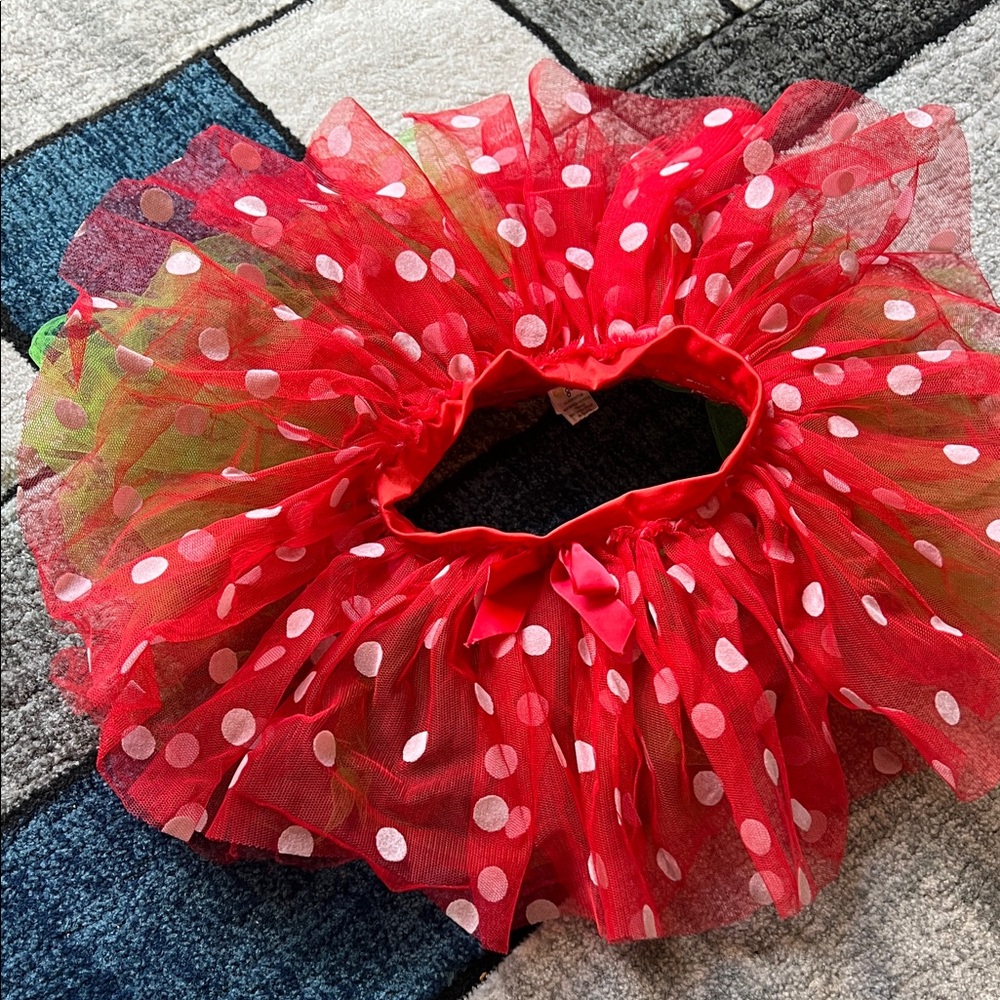 Baby Gear Red Polka Dot Tutu